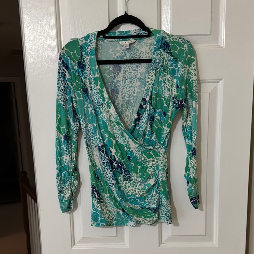 Cabi wrap top Size M
